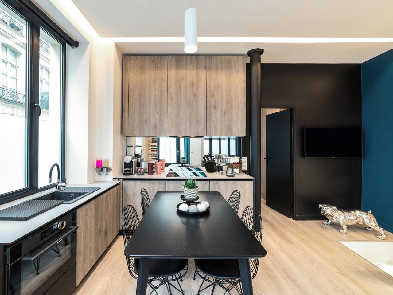 75m² 2 slaapkamer, 2 privé badkamer Appartement in 3rd - Temple - Republique Parijs Buitenkant foto